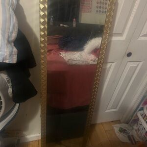 Elegant Gold Framed Wall Mirror